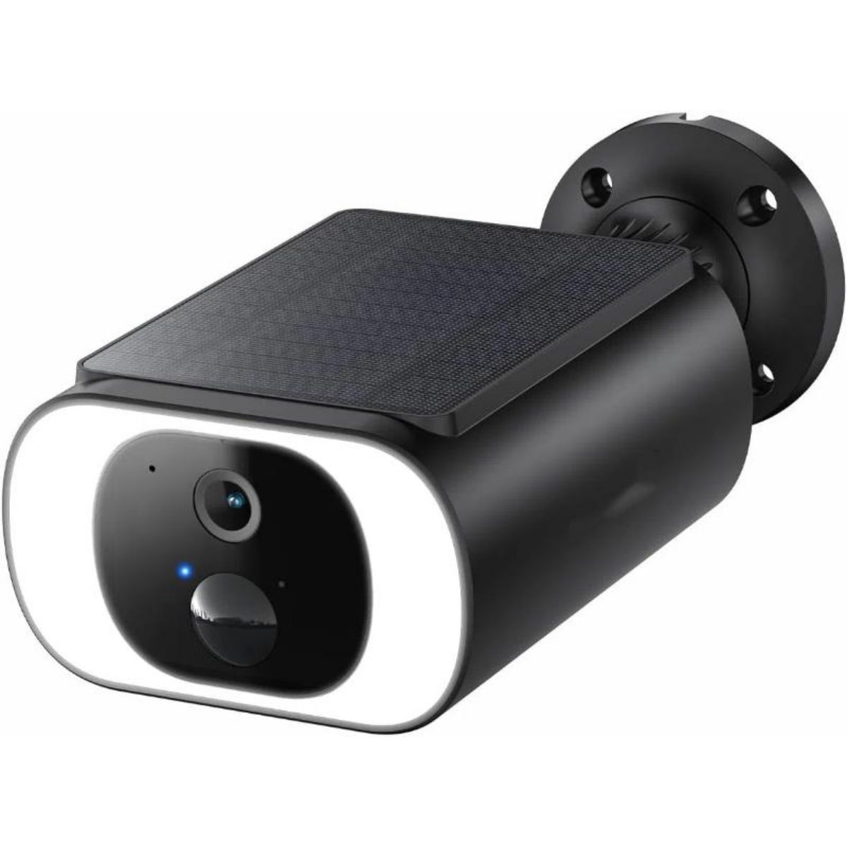 Solar Camera Outdoor Wireless, 2K WiFi Battery Powered Cameras System for Home Security with Embedded Panel, AI Motion Detection, Smart Spotlight & Alarm, Color Night Vision,No Hub Needed