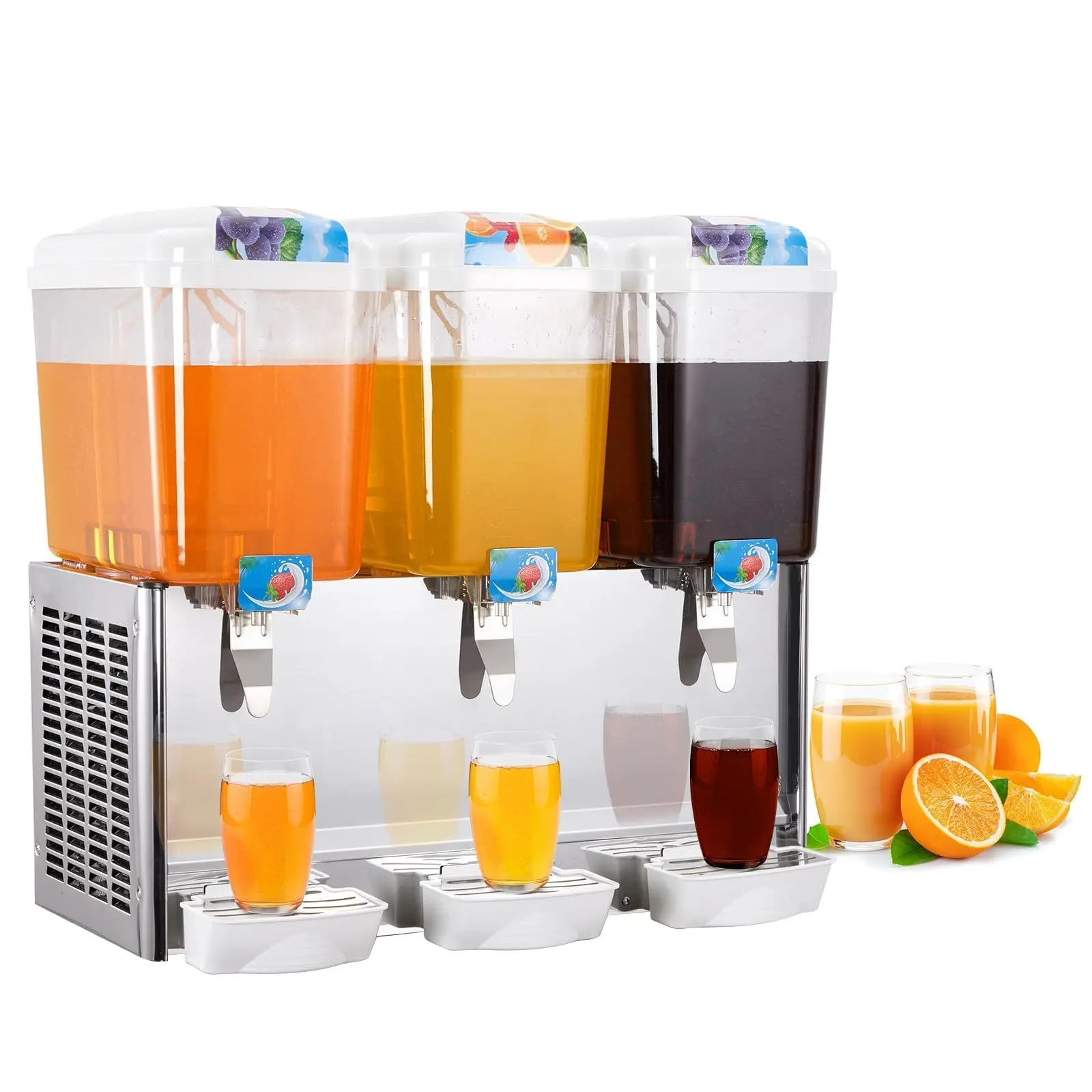 Commercial Beverage Dispenser with Ice Tea Drink Machine – 370W Power for Cold Drinks, Ideal for Restaurants, Hotels, and Parties