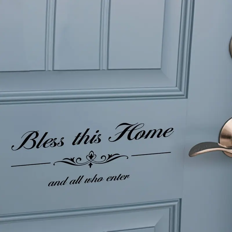 Decorative Door Stickers Set, Self-Adhesive Wall Decals for Home Doors, Waterproof and Removable, Bring Joy and Energy to Your Home
