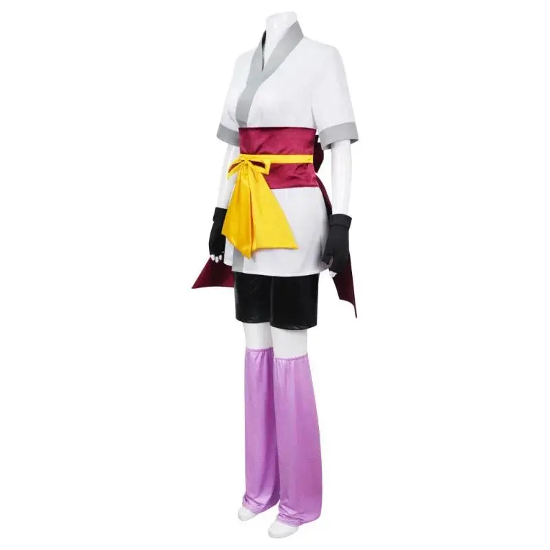 Hunter x Hunter Phantom Troupe Polyester White Women's Plus Size XXL Cosplay Costume Set - Anime Outfit, Halloween Carnival Party Wear, Accessories, All Seasons Fashion Accessory Set