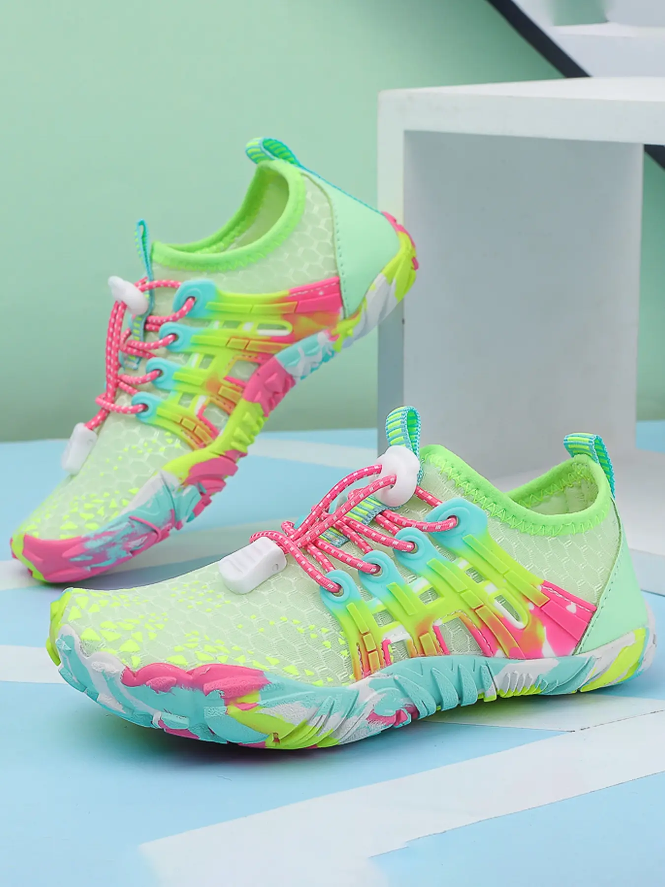 Women Quick Dry Water Shoes Non Slip Barefoot Beach Shoes Swimming Shoes Water Sports Footwear Outdoor Swim Surfing Diving Hiking Aqua Sneakers