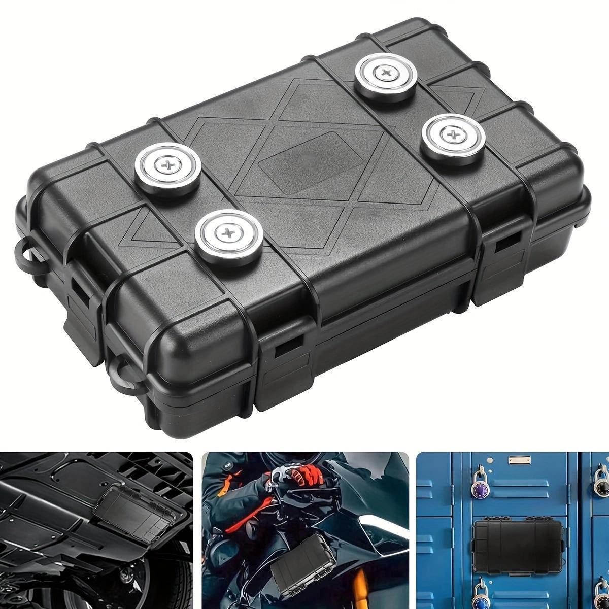 Magnetic Tool Box, Waterproof Magnetic Storage Box, Portable Storage Box for Outdoor Camping Hiking, Home Organizer for Car Key