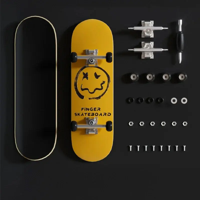 Finger Skateboards Hobbies Novelty Anti Stress Sensory Fingerboard Toys Mini Funny Gift For Kids Boy