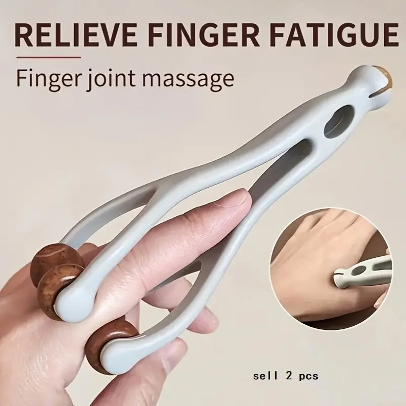 2pc Handheld Finger Massager, Wheel Massage Clip, Finger and Joint Roller Massager, Hand and Joint Acupressure, Body Care, Perfect Gift for Family