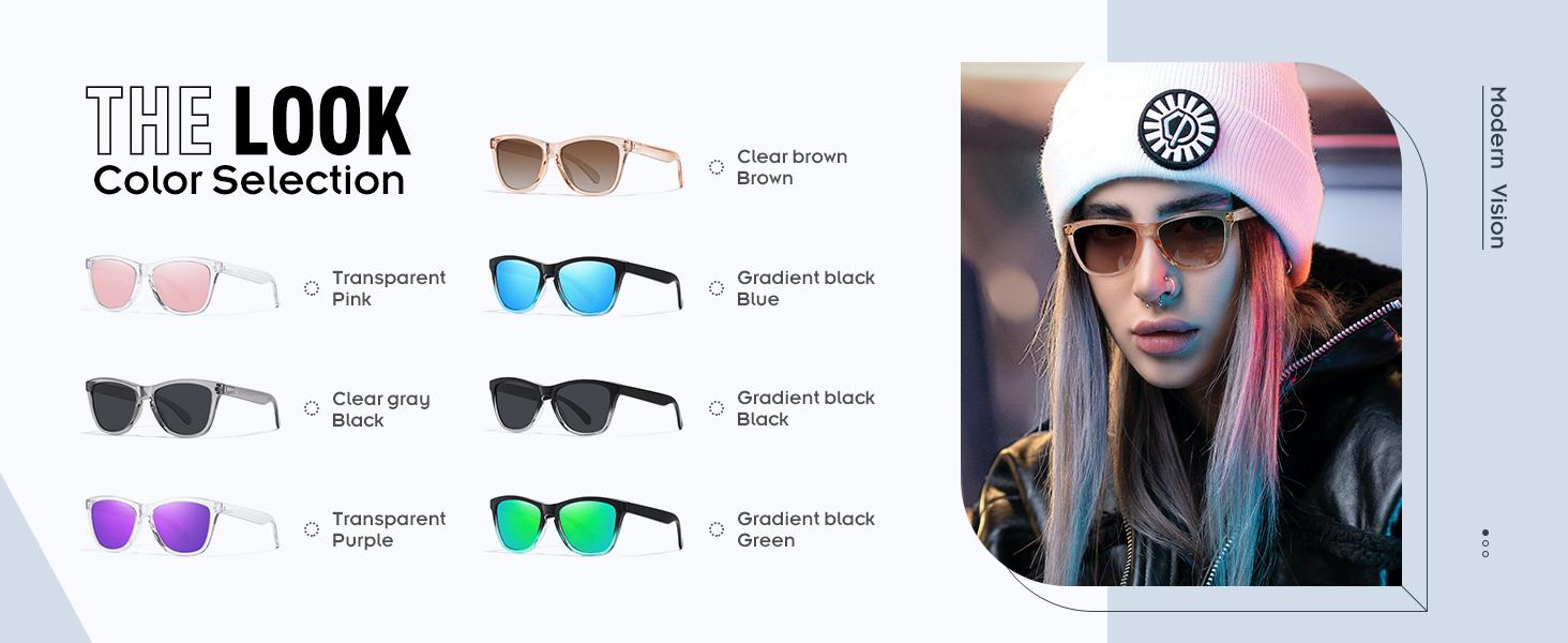 【Holiday Haul】Sunglasses Womens Polarized Sunglasses for Mens Womens Retro Mirror Lens for Driving Fishing UV400 Protection