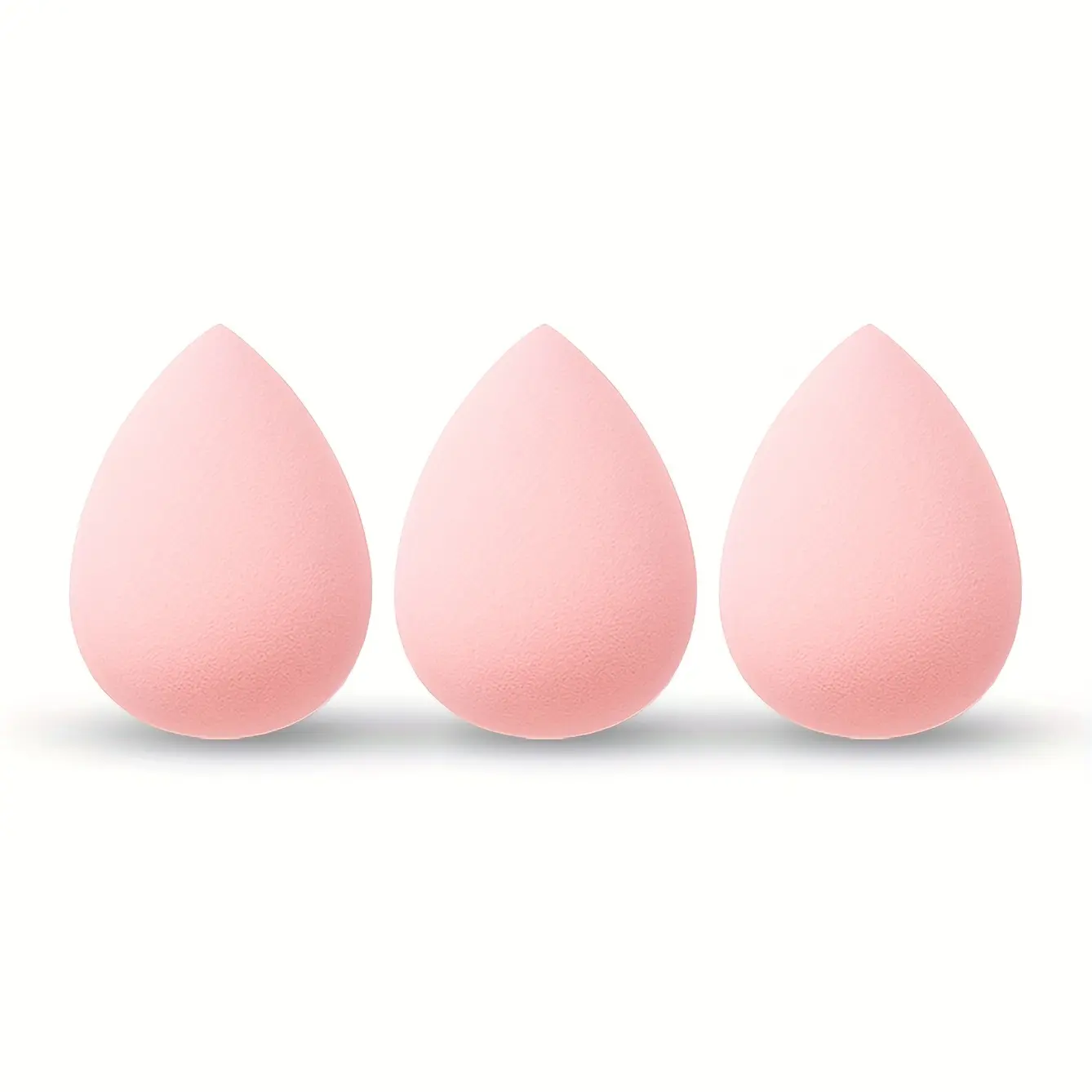 Rose Princess 3-piece mini pink egg beauty blender set - super soft multi-functional makeup sponge (cream/foundation/concealer three-in-one) Beauty Sponges, Beauty Tool