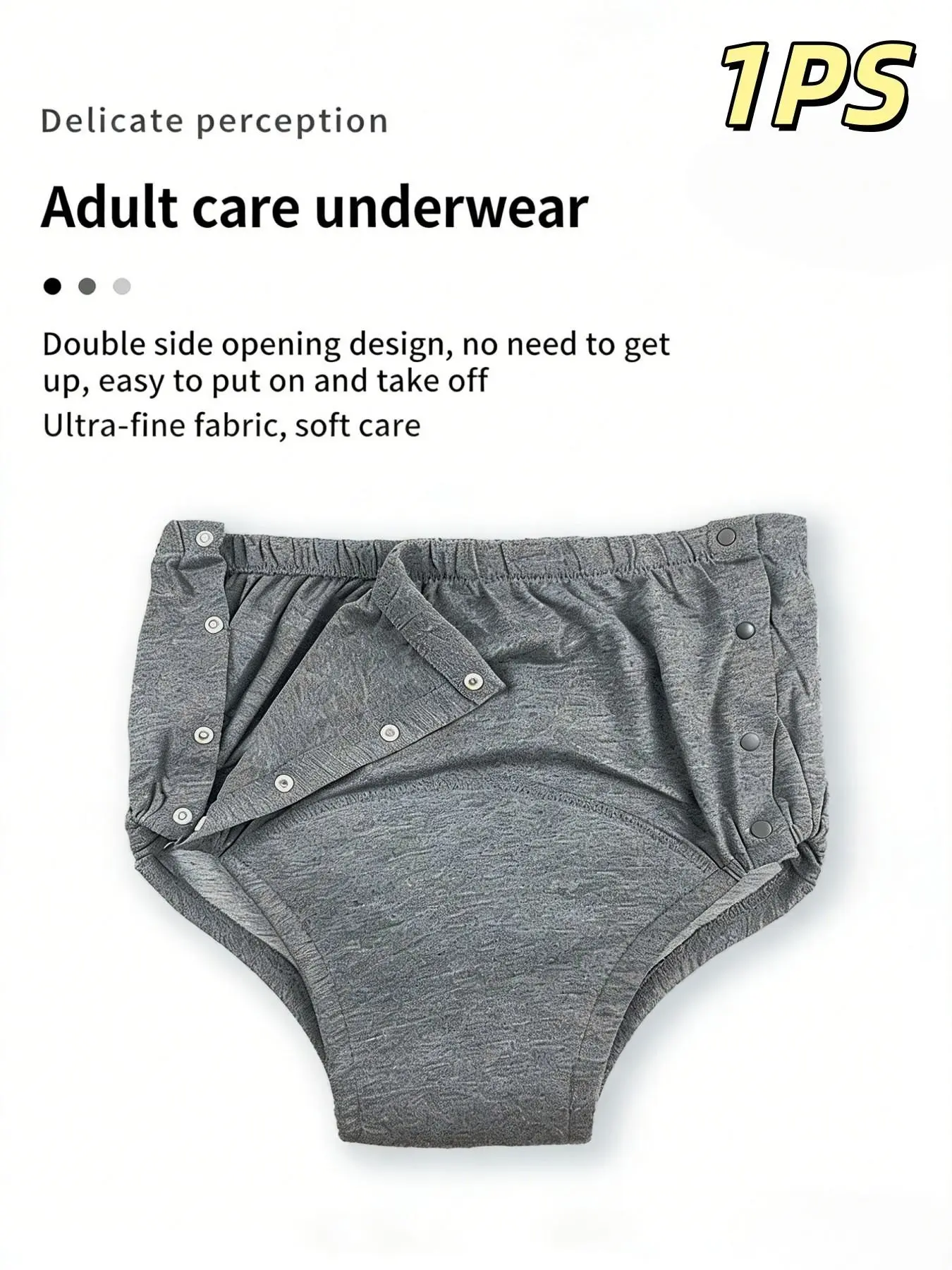 Adult Care Underwear for Post-Surgery Hip Fracture, Waterproof Breathable Loose Fit Pull-Up Pants, Elderly Incontinence Prevention