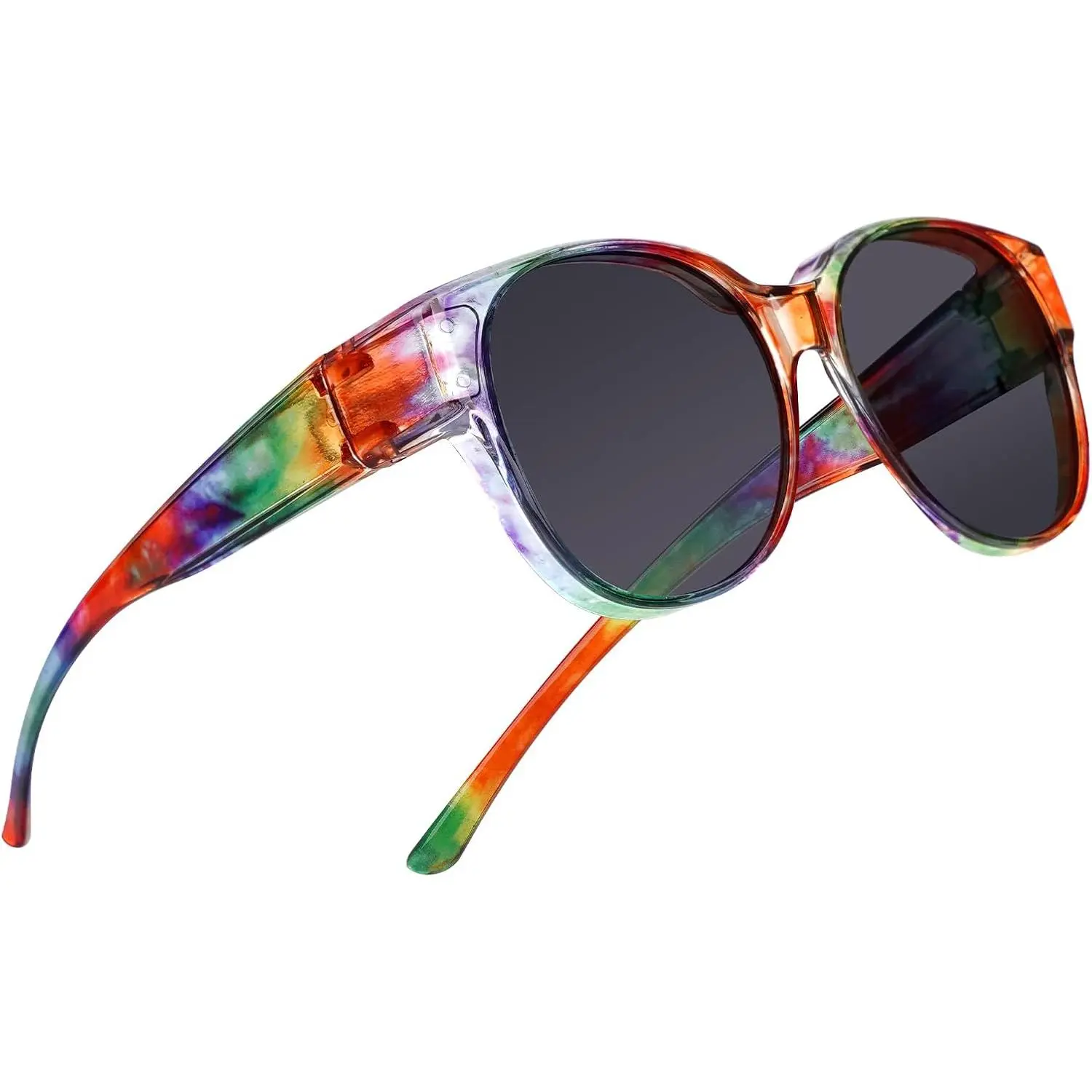 Polarized Fit Over Glasses Sunglasses Trendy Shades Over Eyeglasses for women men Driving Outdoor