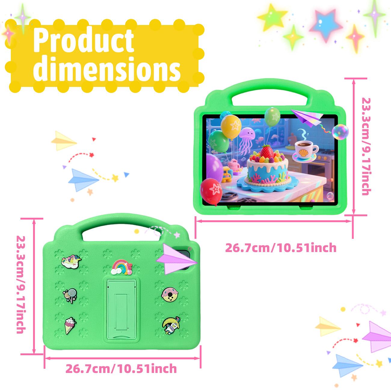 10.1 Inch Android Tablet, Touchscreen Tablet, 3G Call Tablet with Shockproof Case, Learning & Game Mode Tablet, Ideal Gift for Holiday & Birthday