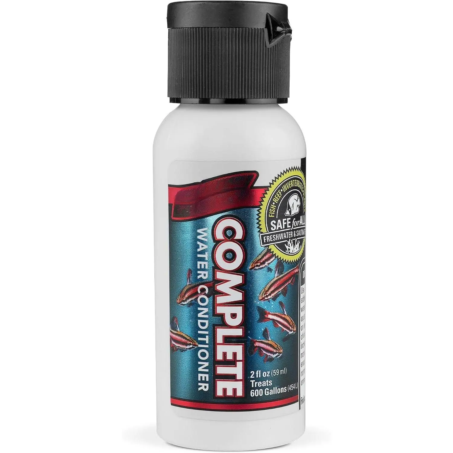 Complete Water Conditioner/Dechlorinator for  & Salt Water Aquariums (2-Ounce)