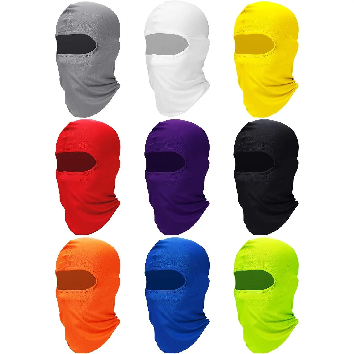 9 Pcs Ski Mask for Men Women UV Sun Protection Shiesty Face Mask Windproof Breathable Full Face Cover Balaclava for Outdoor Sports Motorcycle Cycling SkiingGift.