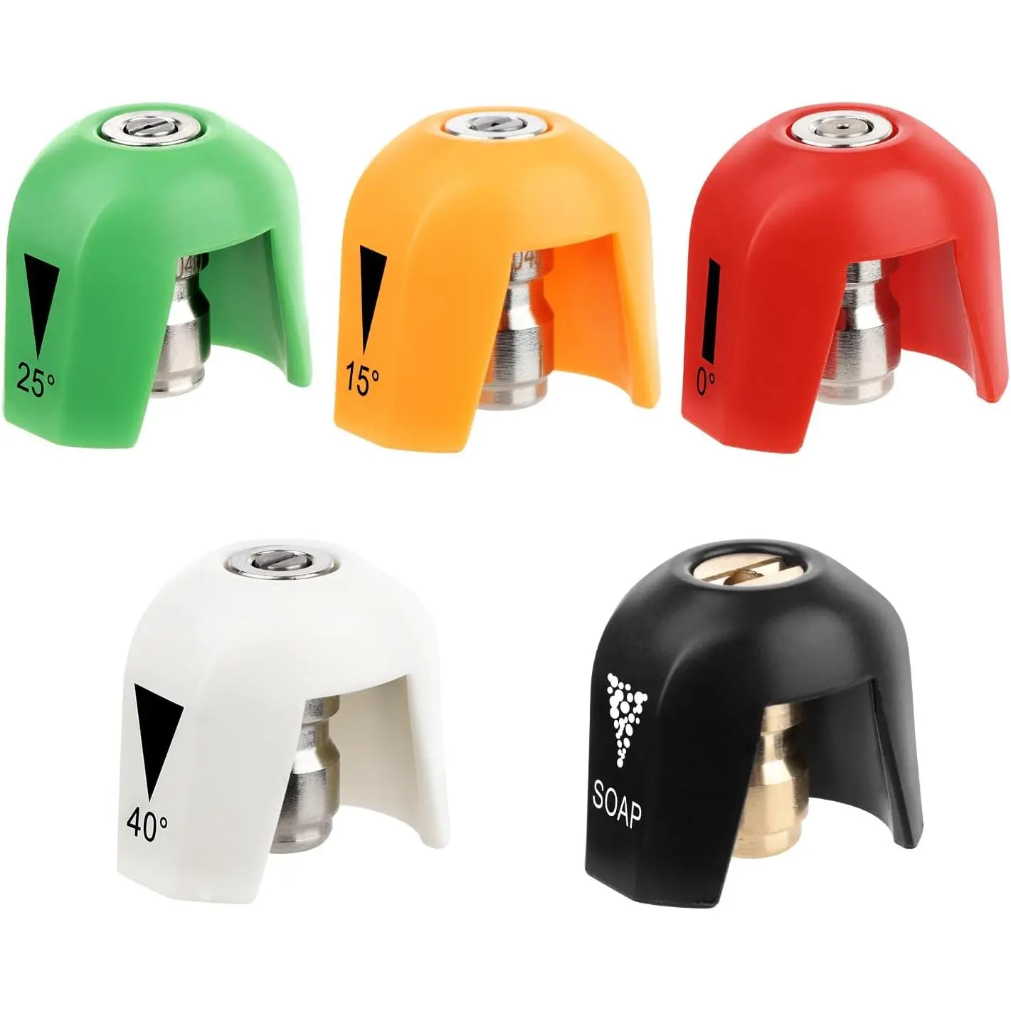SPX 3000 series Quick Connect Nozzle  Kit, Compatible With  SPX3000-TPS, 5-Color Multi-Purpose  Washer Nozzle Accessories (Set of 5)