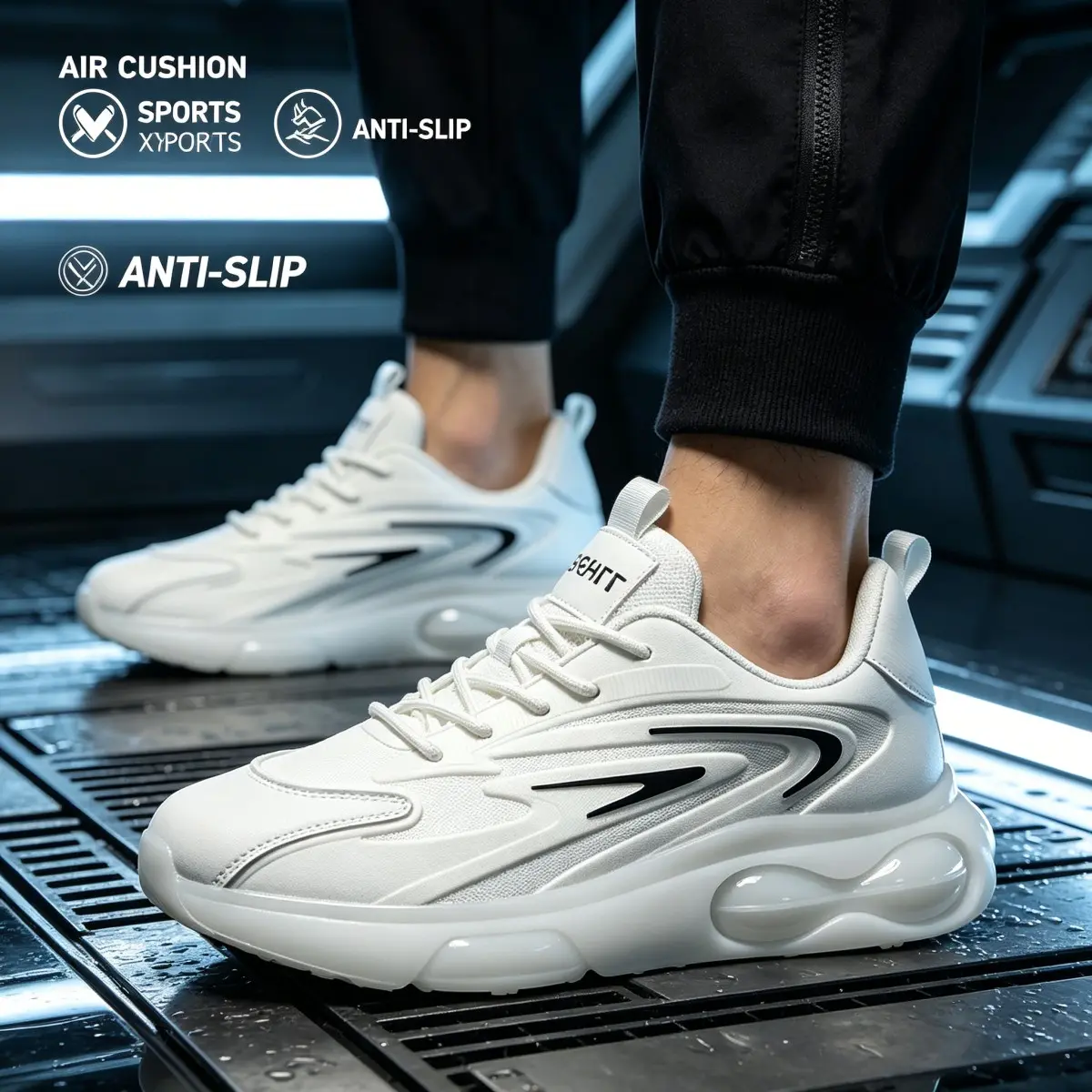 Ultra Light Mesh Men Running Footwear, 2026 New Breathable Sports Sneakers for Gym Training & Daily Walking