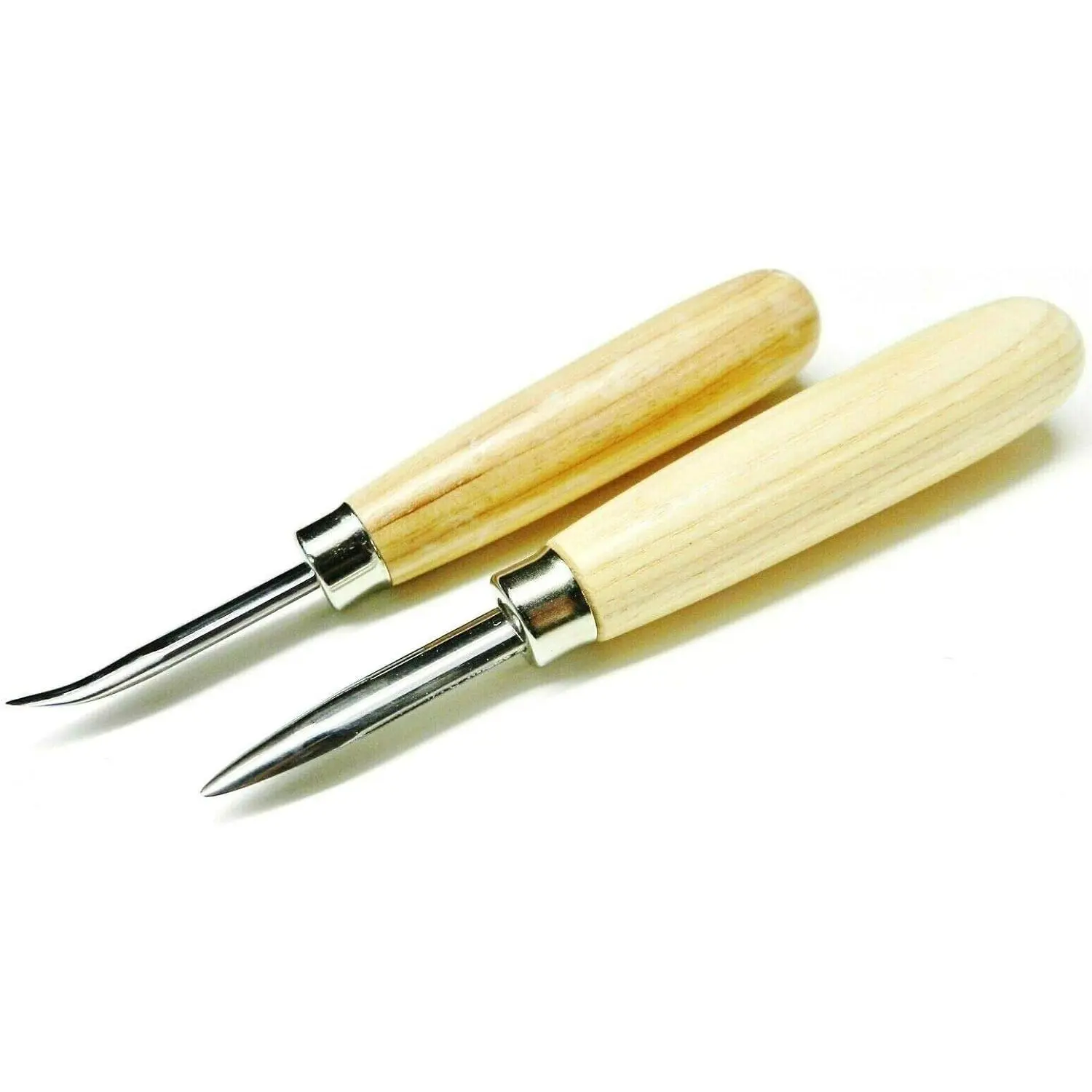 6" Burnisher Curved and Straight Blade 2" Burnishing Tool Set Jewelry Setting Bezel