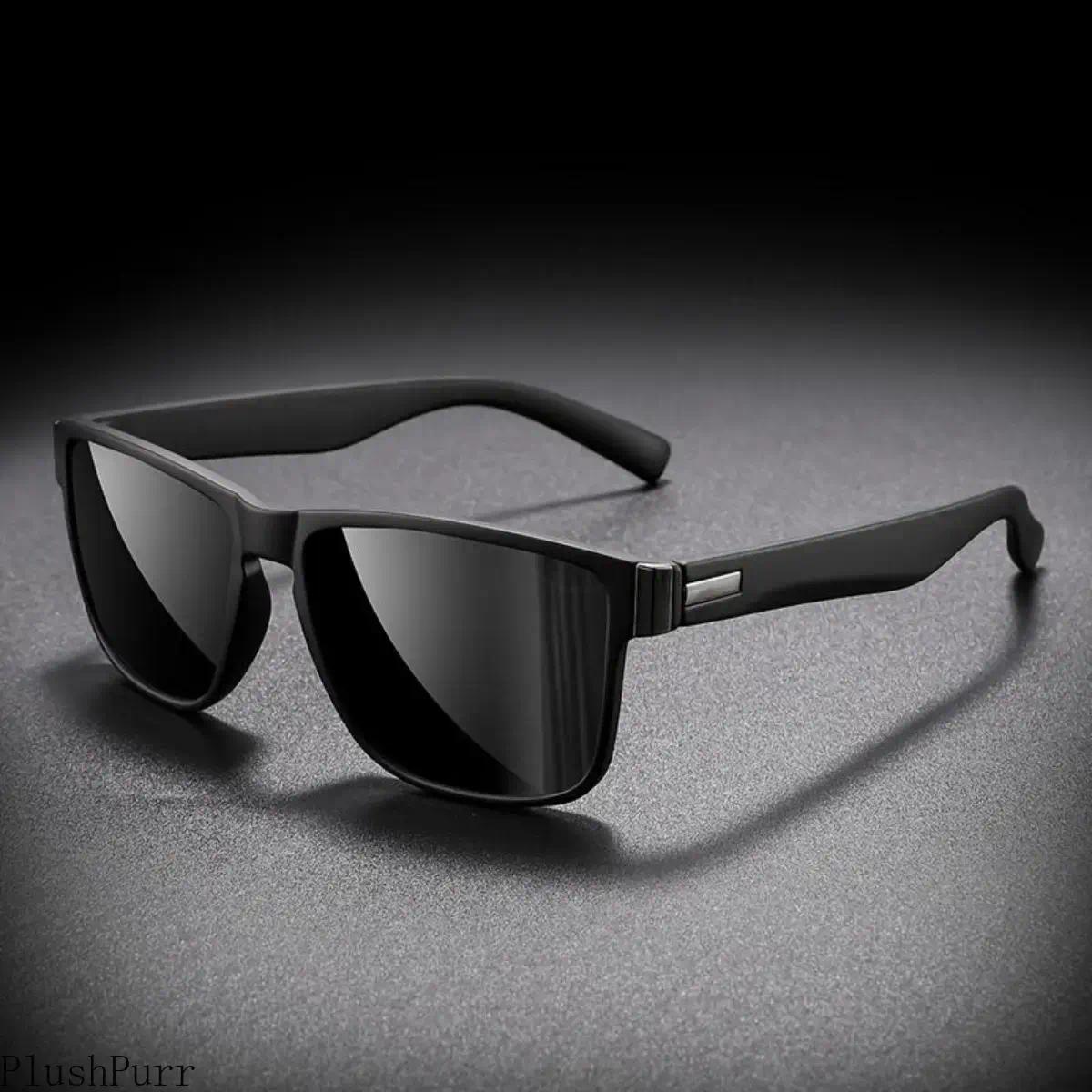 3-Pack Polarized Sunglasses for Men Women Vintage Square Unisex UV400 Sun Shades Trendy Classic Retro Style Eyewear for Driving Fishing Beach Travel Everyday Wear