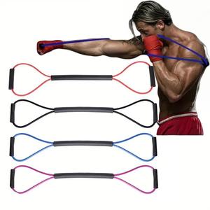 resistance band for boxing training, 8-shaped boxing pull band, fitness equipment for home training, leg & arm training, yoga & pilates training, workout straps, muscle exercise equipment