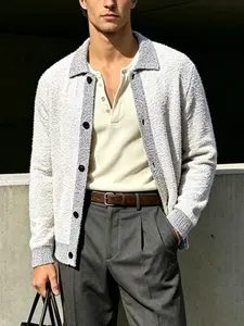 Men's Casual Knit Top, Comfortable and Stylish Pullover, Perfect for Daily Wear, Soft and Breathable Material, Ideal for All Seasons