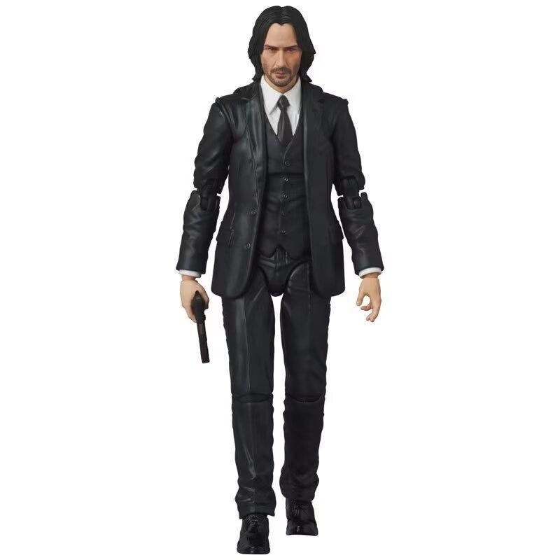 John Wick Action Figure John Wick Chapter 4 Figure Mafex 212 Ko Statue Collection Custom Model Doll Birthday Gift