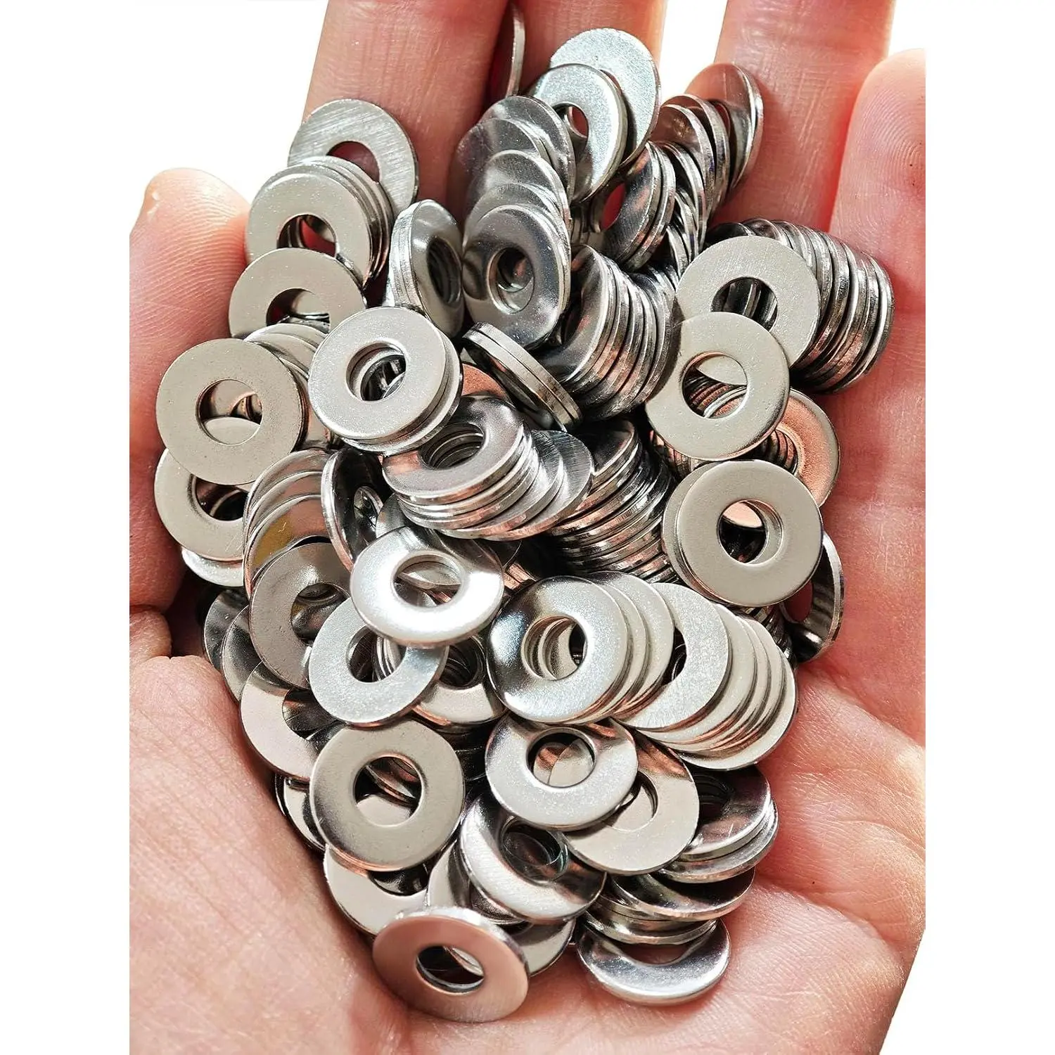 M5 Stainless Flat Washer,18-8 (304) Stainless Steel Flat Washers-100pcs