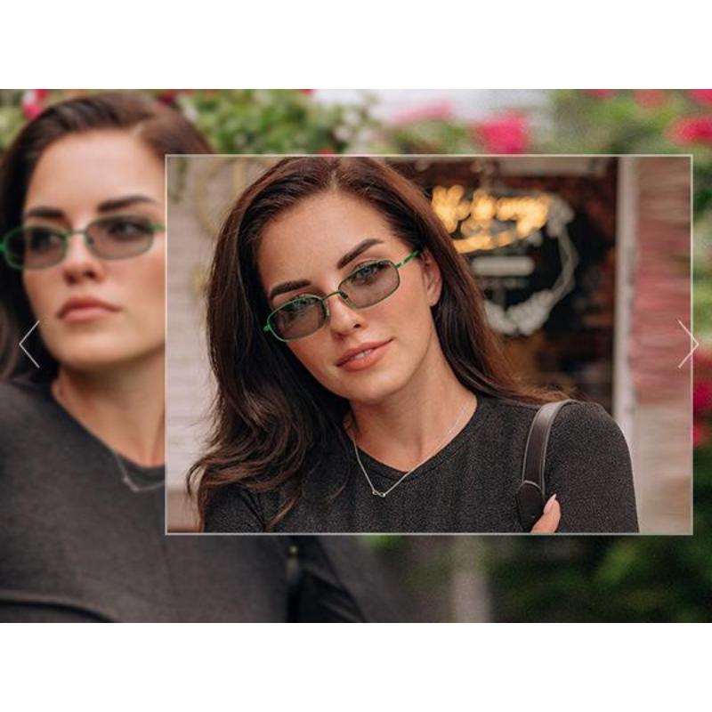 SOJOS Small Y2k Narrow Rectangle Sunglasses Womens Mens Retro 80s 90s UV400 Sunnies.