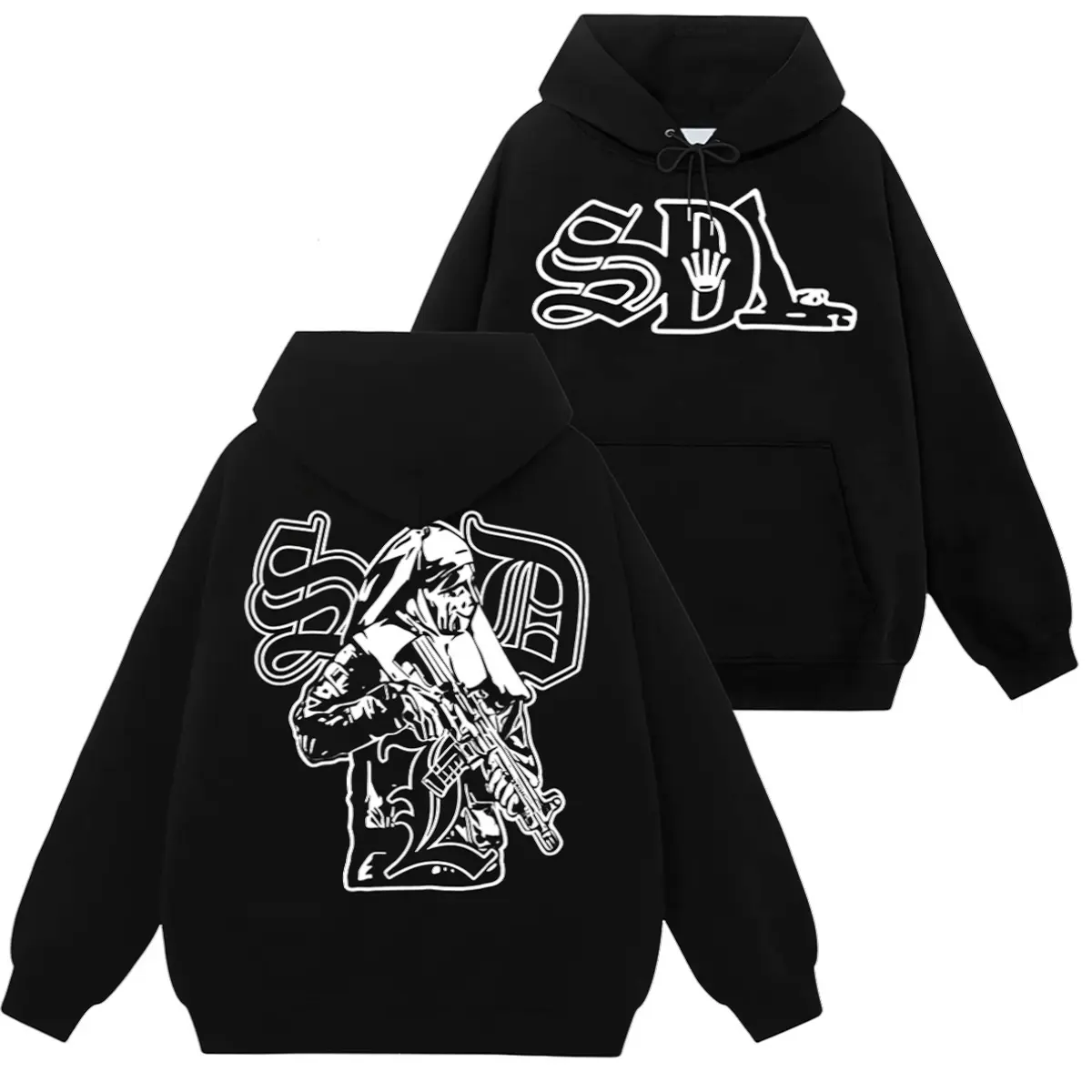 Trendy Streetwear Zip Up Hoodie |   sweatshirts |   T-Shirt SDL Graphic Retro Full Print Unisex Fashion Outerwear Long Sleeve Jacket Casual Urban Pullover Coat For Men Women Oversized Daily Hip Hop Style Fashion Outfit Street Fashion Lover Gift