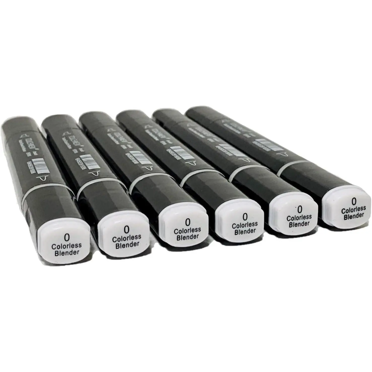 6 Pack Blender Colorless  Markers, Blending Double Tipped Soft Fine Tips and Brush Permanent Art Markers for Drawing Sketching Coloring (Blender)
