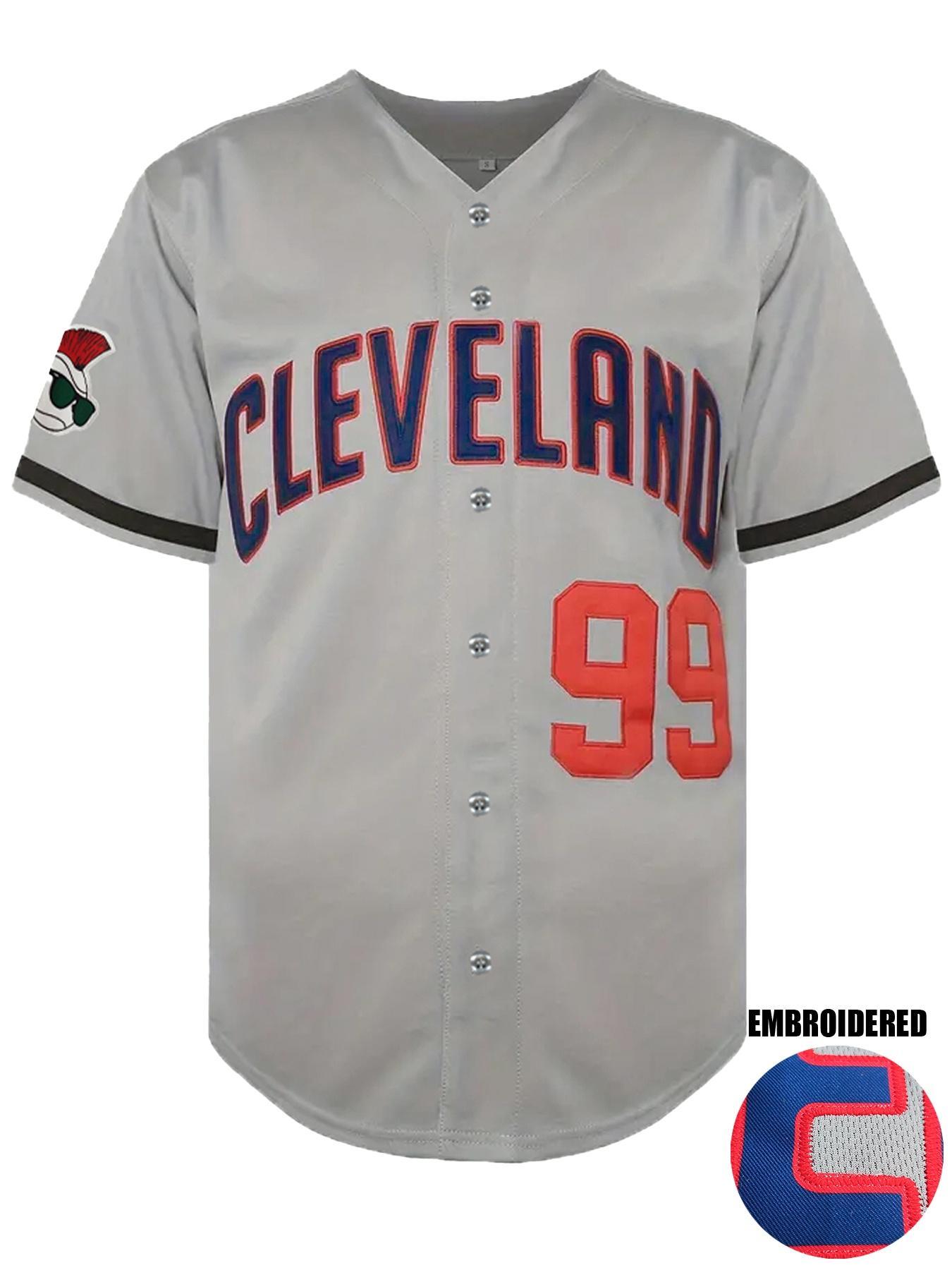 Men's Letter & Number Embroidery Button Front Baseball Lightweight Jersey, Loose Comfortable Breathable Short Sleeve V Neck Outdoor Sports Tee, Men's Sports Clothing for Training