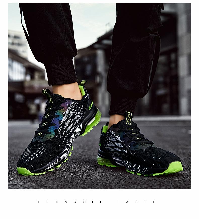 Mesler Men's Sporty Solid RoundToe Laces Trainers, Fashionable Lace UpFront Mesh Breathable Comfortable Sports Air Running Shoes Sporty Lightweight Breathable Running Shoes For Exercise & Daily Wear