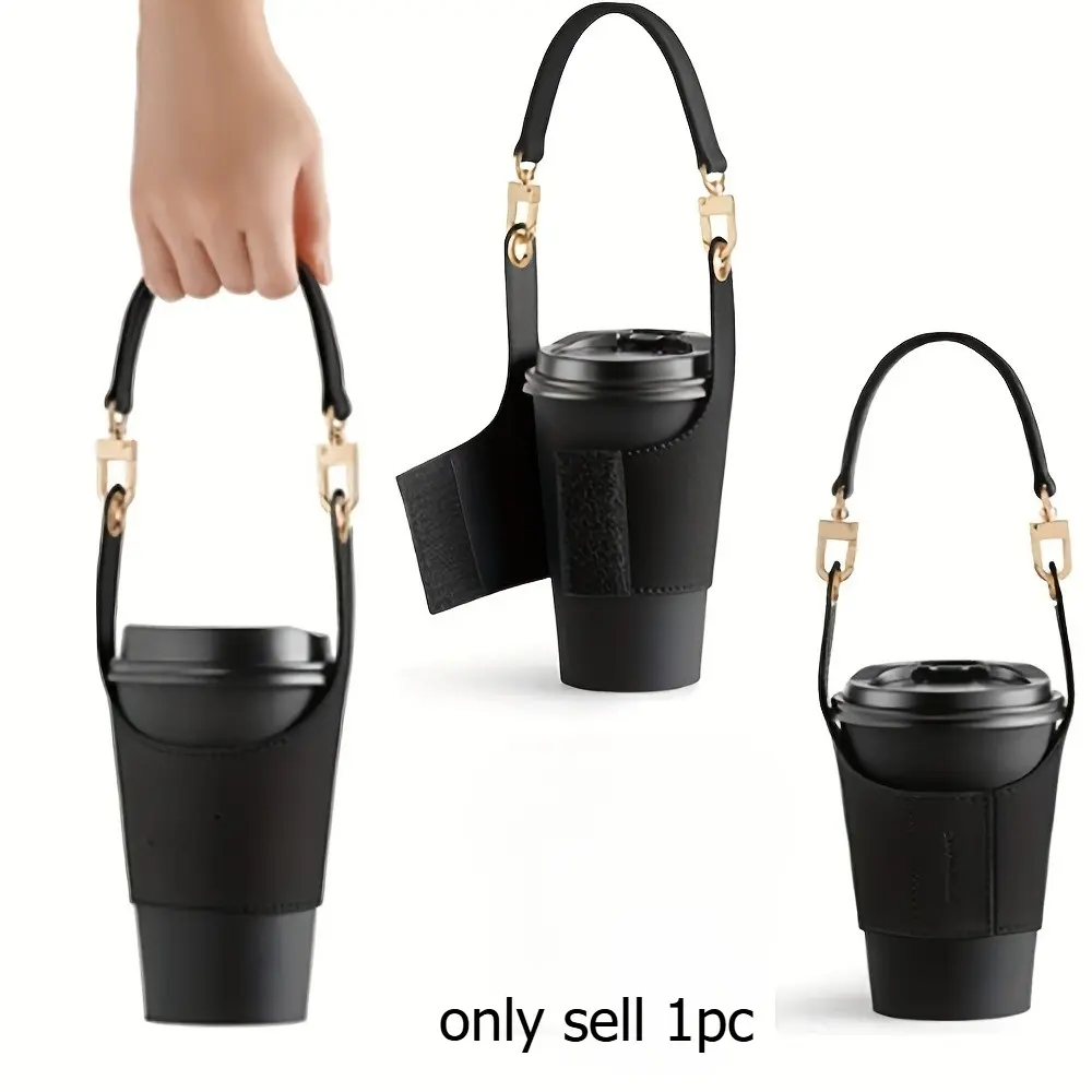 Stylish Handheld Coffee Milk Tea Outing Bag Convenient to Carry Novel