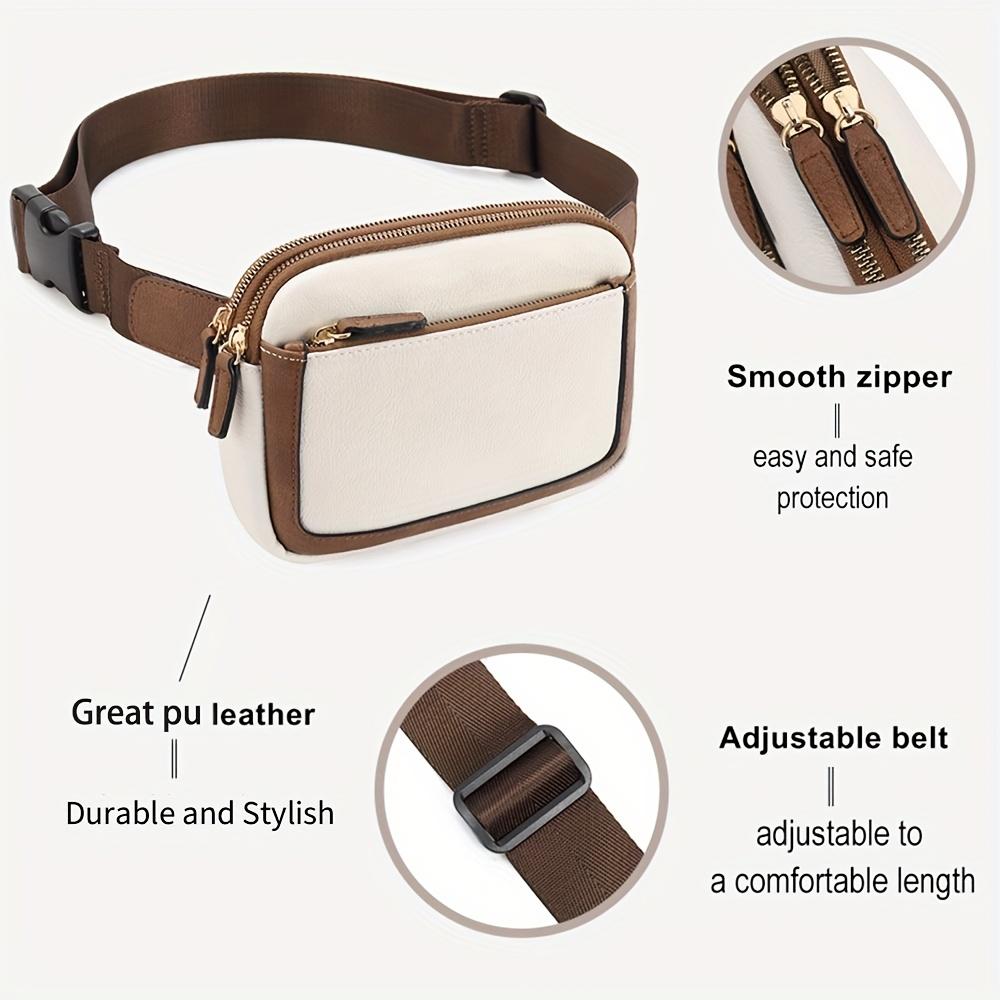 Lightweight Durable Mini Waist Bag with Adjustable Shoulder Strap, Unisex Crossbody Fanny Pack for Outdoor Sports, Fitness & Daily Casual Wear women handbags luxury designer tote real