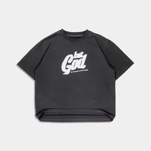 But God Boxy Tee Oversized Streetwear