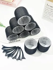 16pcs/set Lady Hair Curling Kit (8pcs Hair Rollers + 8pcs Hair Clips) for Home Hair Salon, Volume & Texture Effect, Suitable for Long/Medium/Short/Thick/Thin Hair, Mother's Day Gift, Campus, Daily Hair Styling