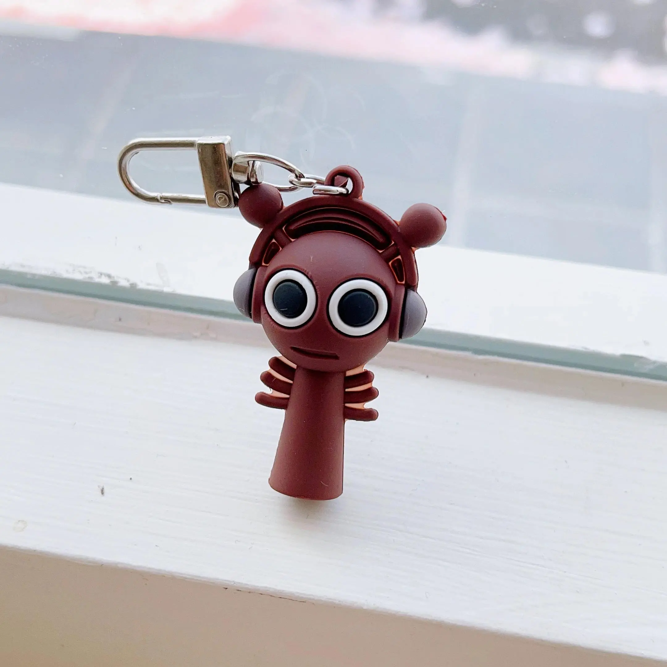 Sprunki Keychain Sprunki Oren Raddy Gray Brud Vineria Silicone Keychain Bag Key Ring Pendant Children Toy Birthday Gifts