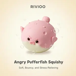 RIVIOO puffer fish pinching super soft pinching music water feeling cream feeling DIY decompression handmade toy