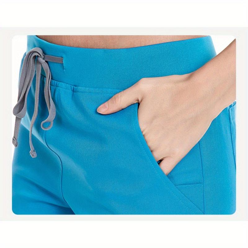 Elastic Clinic Beauty Salon Nurse Uniforms Large Size Men and Women Same Solid Color Work Clothes High Quality