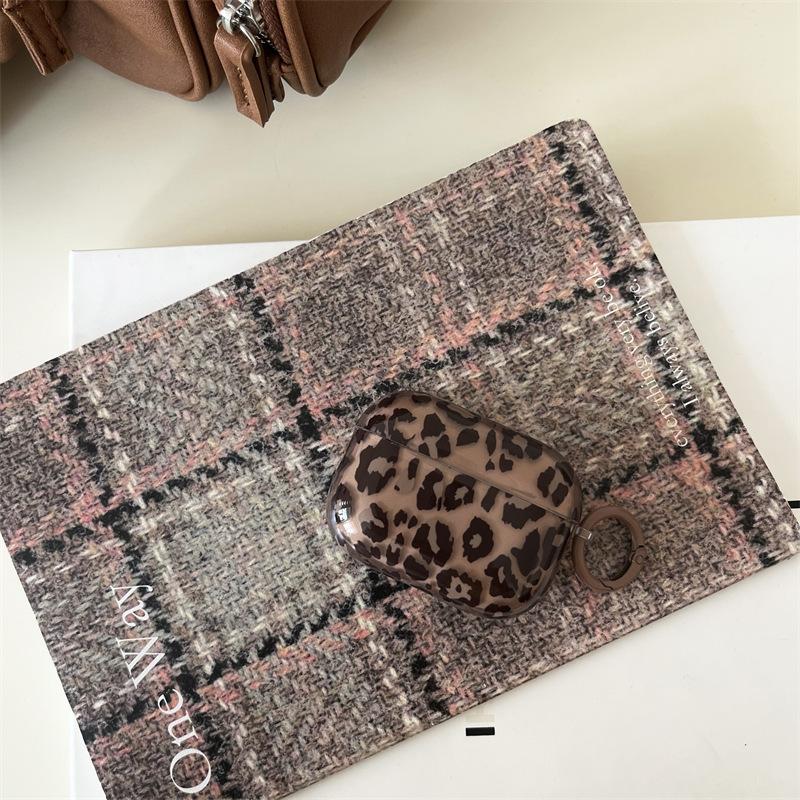 Amber Tortoiseshell Pattern Brown Protective Case For AirPods 3, Pro 2,  Wireless Earbuds 4