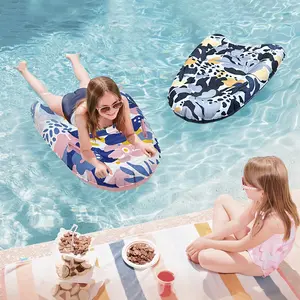 1 Style Inflatable Kids Surfboard, Lightweight And Portable with Handle, Foldable for Storage, Enjoy Surfing Fun Anytime Anywhere, Buoyancy Swimming Board