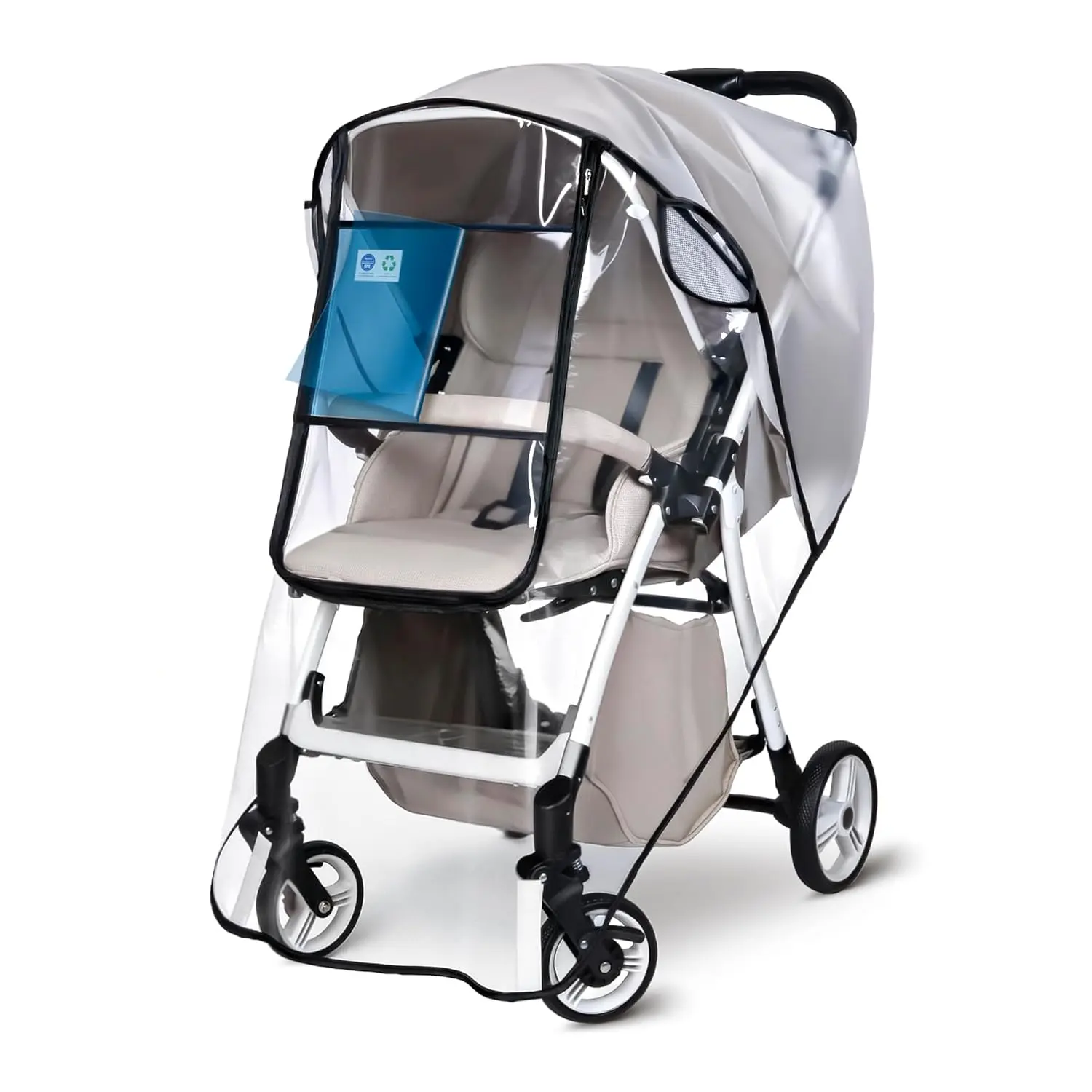 Stroller Rain Cover, Universal Stroller Accessory, Baby Travel Weather Shield, Windproof and Waterproof, Protect from Dust and Snow New model