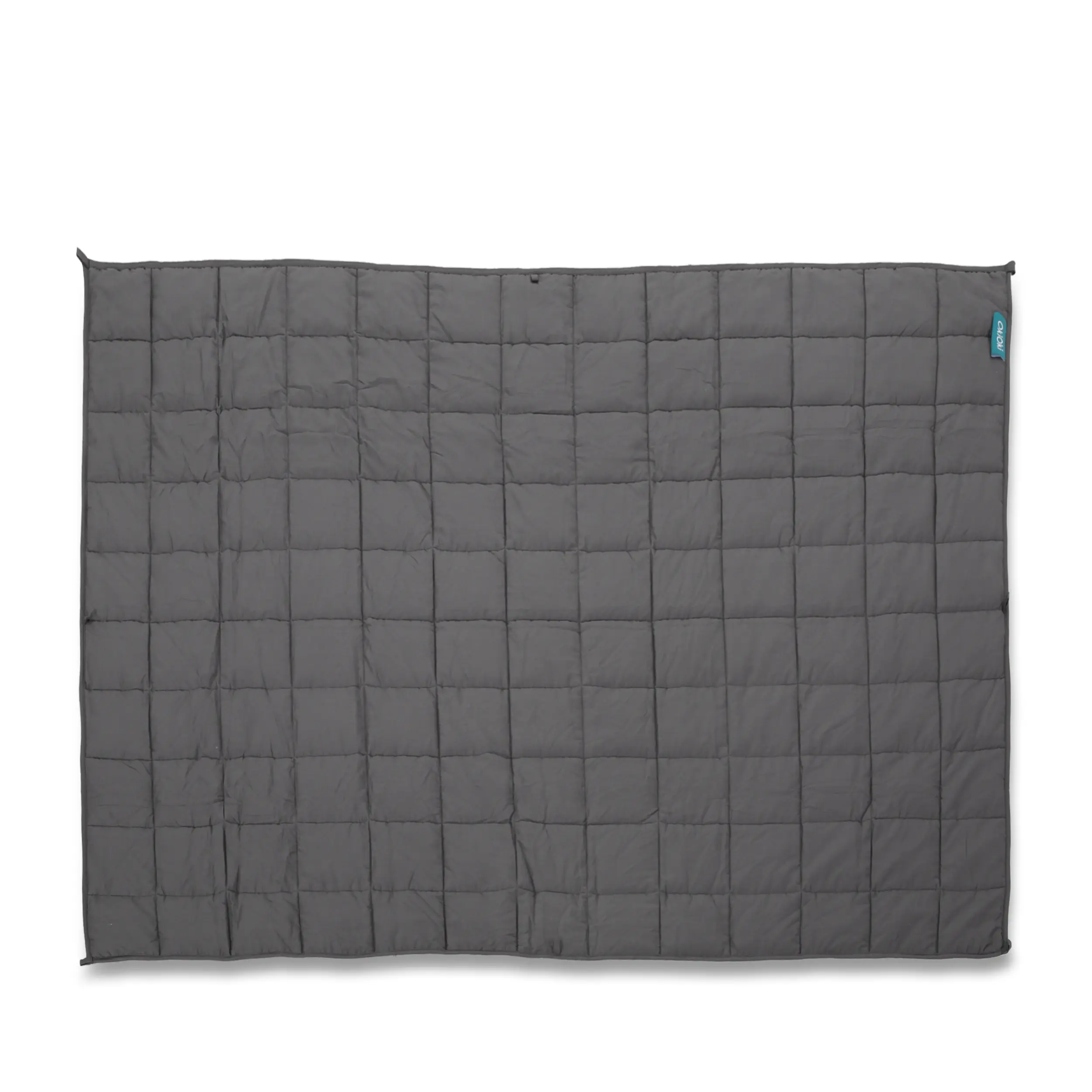 Nokaa Weighted Blanket 20lbs for Adults – Cotton Cooling Heavy Blanket with Glass Beads for Anxiety Stress Relief, Grey, 80x60in, Machine Washable, Breathable, 7-Layer, for Bed Sofa Travel