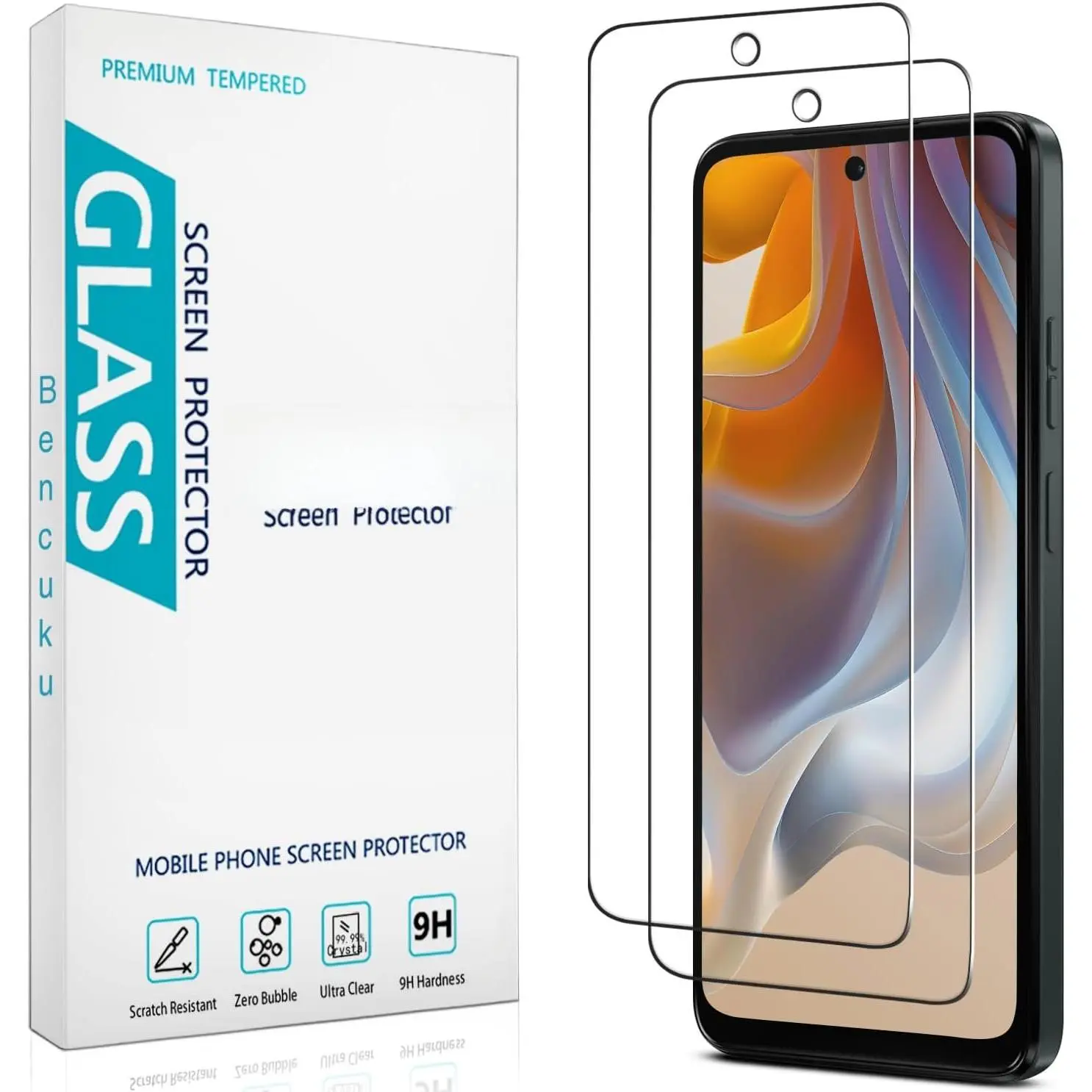 2 Pack Screen Protector for   G 5G 2025 Tempered Glass | Anti Scratch, Bubble Free