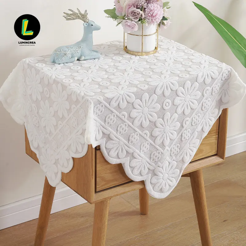 Lace Cloth, Washing Machine, TV, Refrigerator, Microwave Oven, Bedside Table, Towel Cover, Dust Cover, Multi-purpose Square Towel Cover.