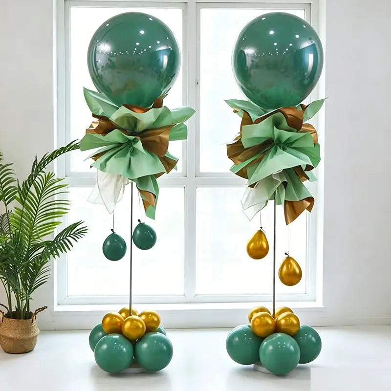 Adjustable Balloon Stand Set for Birthday Party Decor, Wedding Table Balloon Holder, Column Balloon Stick, Ring Balloon Birthday Decoration