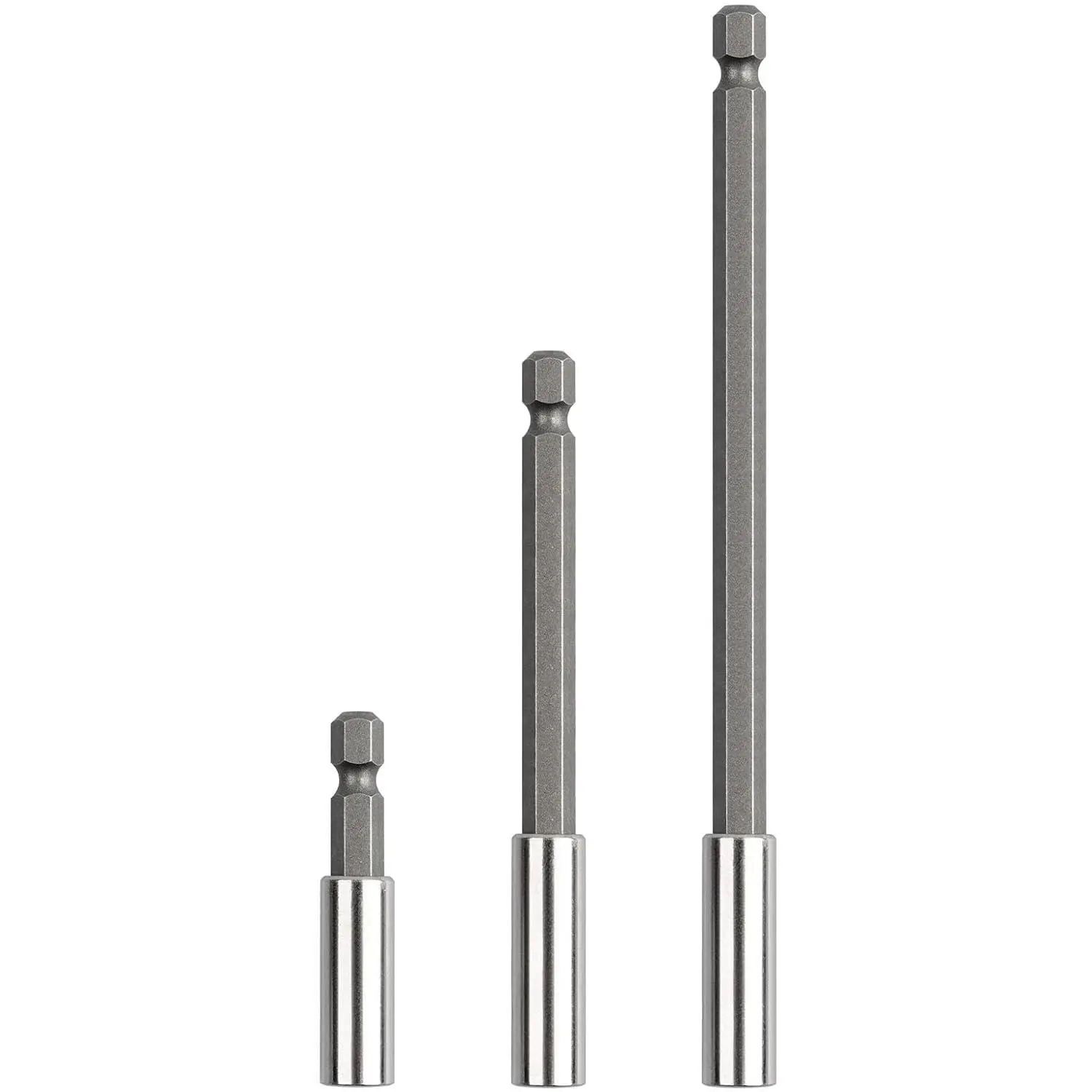 3 Pack 2/4/6 inch Bit Extension Holder| 1/4" Hex Shank, S2 Screwdriver Extension for Driver