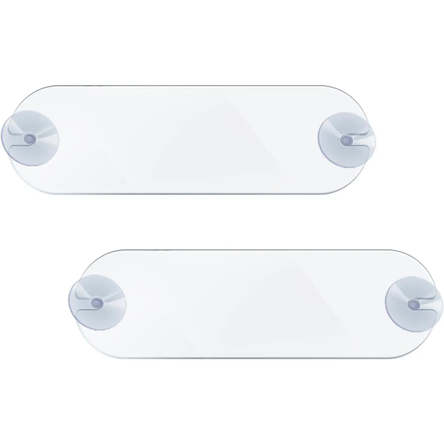 2 count EZ Pass Holder, EZpass Mounting Strips, Windshield iPass Sticker Holder, Transponder Windshield Mount with Adhesive and  Suction Cups  for  Major Toll Passes