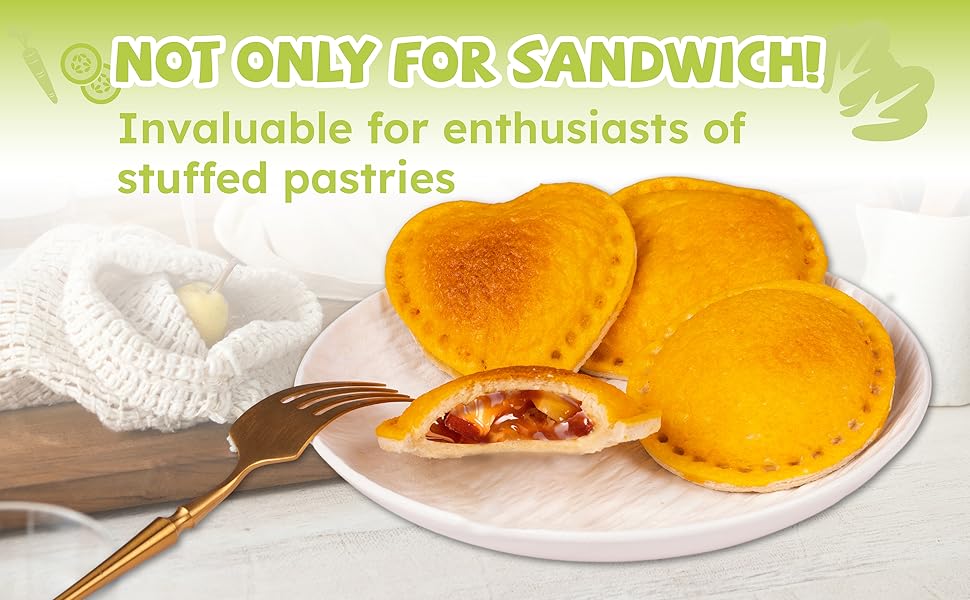 Save Money and Easily Make a Sandwich!! Uncrustables Sandwich Maker Sealer Cutter, Crustless Sandwich Cutter, PB&J Uncrustable Maker