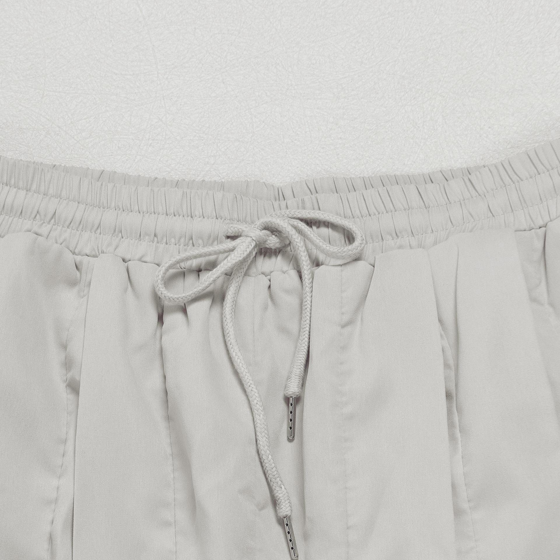 2025 Autumn New European and American Elegant Commuter Workwear Patchwork Lace Lantern Pants Jogger Pants