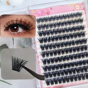 Directly Applied False Eyelashes, 120pcs, Energy-Boosting, Simple and Elegant Curve, 0.07mm Thickness, Self-Stick False Eyelashes