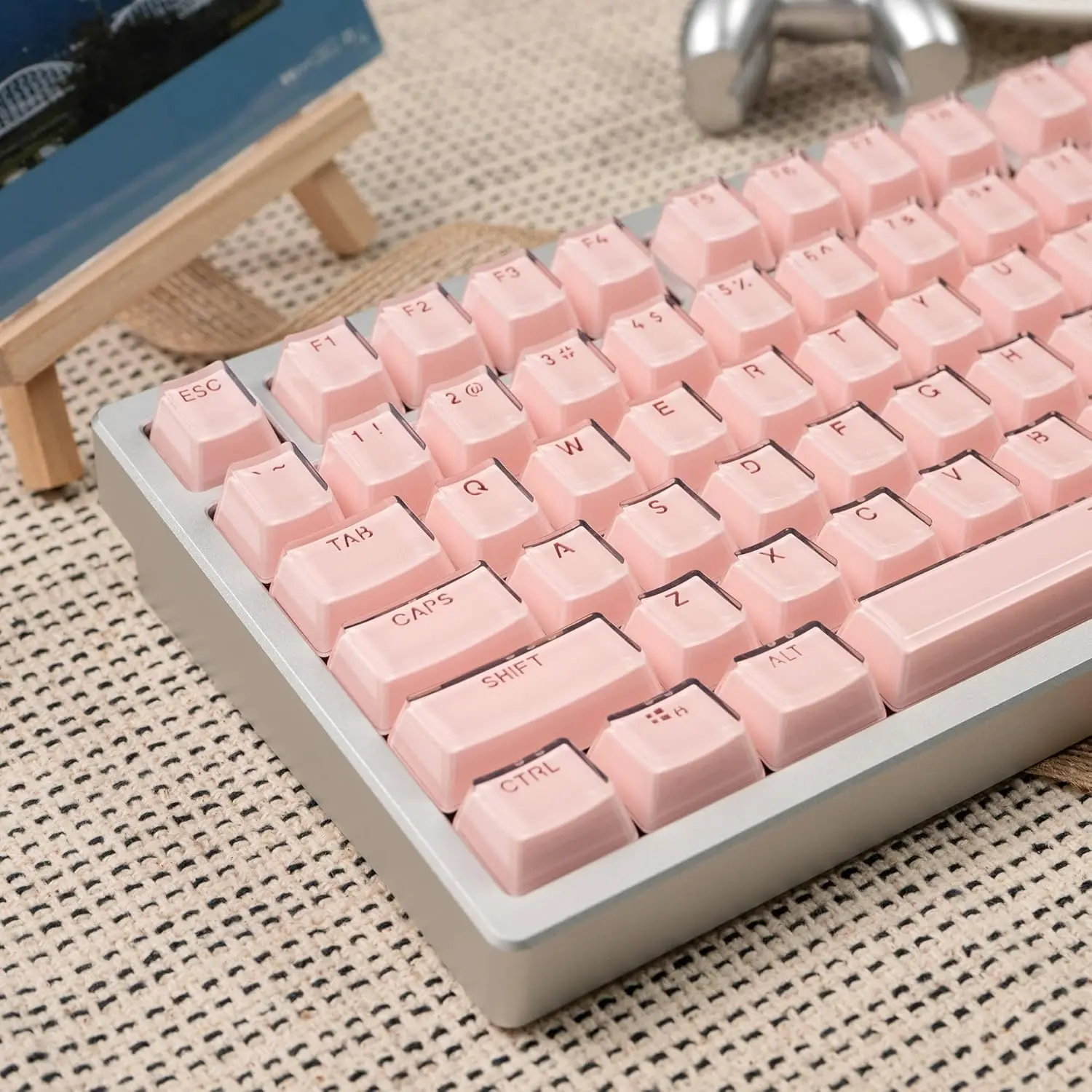 Jelly Keycaps, Translucent Keycaps 123Keys Set Custom KeyCap Set OEM Profile, Keyboard Key Caps for ,75%,65%60% Keyboard-