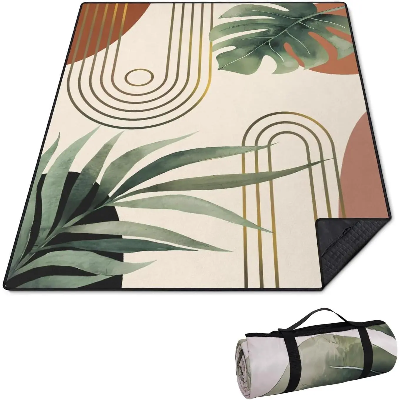 Extra Large Waterproof Sandproof Foldable Picnic Blanket Mat for Beach Camping Grass Lawn Park