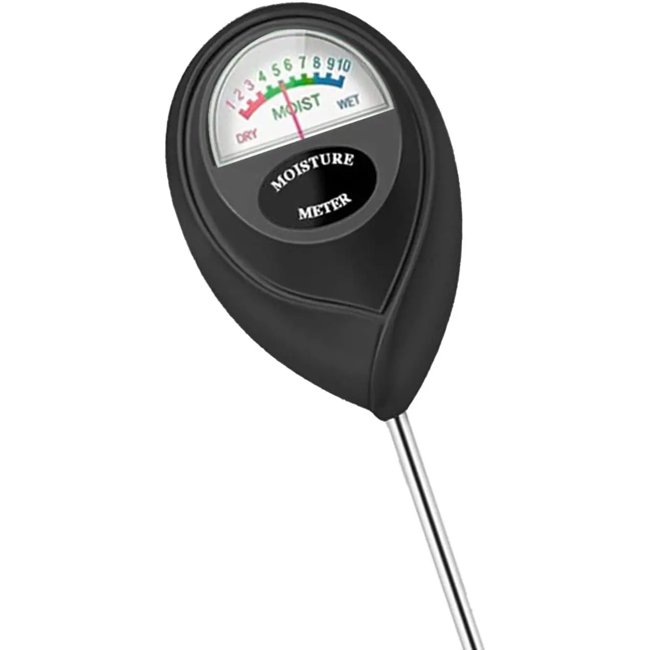 Soil Moisture Meter, Plant Water Meter Soil Meter Moisture Sensor Hygrometer for Indoor Outdoor Plant Care,No Battery Needed(Black)